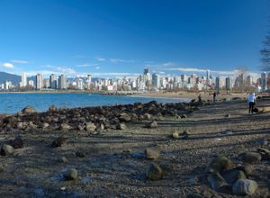 View from kits beach