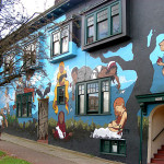 Neighbourhood murals and Banksy’s tree